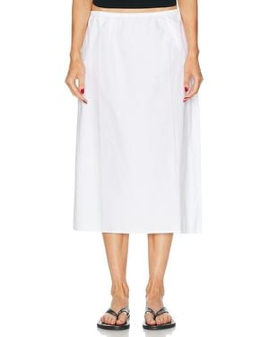 DONNI. The Pop Skirt - White