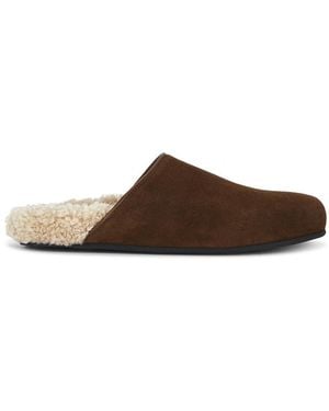 Jenni Kayne Shearling Ashby Clog - Brown