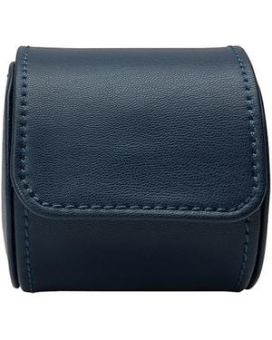 Wolf Earth Single Watch Roll - Blue