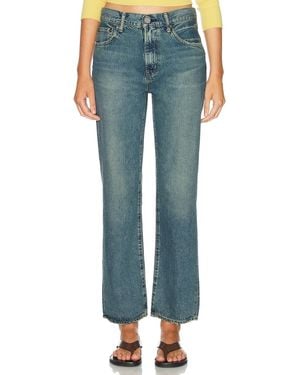 Moussy Lafayette Straight Leg Jeans - Blue