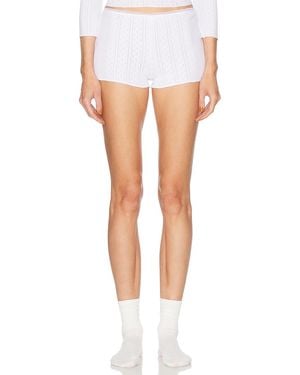 Cou Cou Intimates The Teeny Tiny Short - White