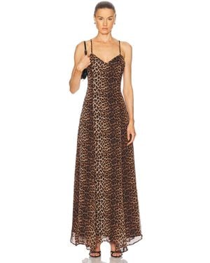 SPRWMN Bias Maxi Dress - Brown