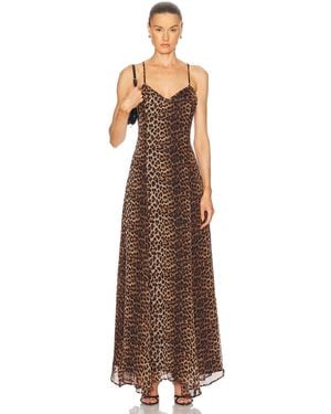 SPRWMN Bias Maxi Dress - Brown