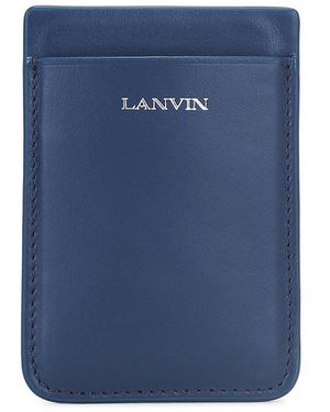 Lanvin Magnetic Phone Card Holder - Blue