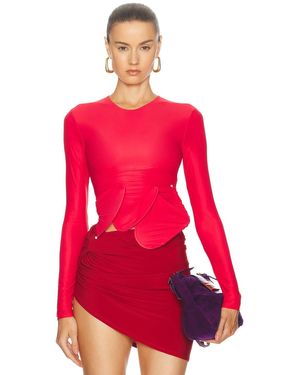 Christopher Esber Looped Long Sleeve Top - Red