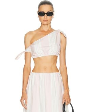 Posse Rosie Tie Top - White
