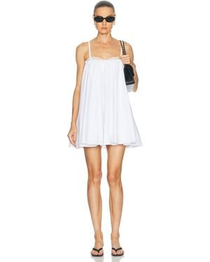 STAUD Cecily Mini Dress - White