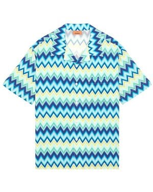 Missoni Short Sleeve Shirt - Blue