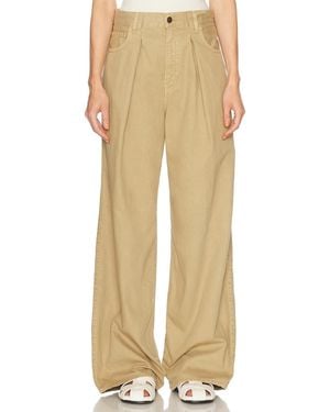 Haikure Candy Twill Pant - Natural