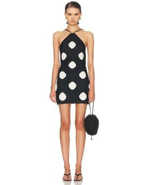 Simon Miller Kit Crochet Mini Dress - Black