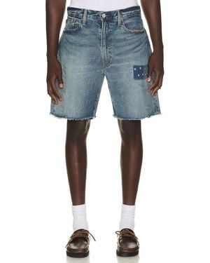 Polo Ralph Lauren Novelty Repair Denim Jean Short - Blue