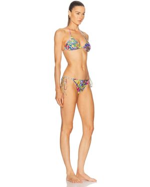 acne-Pink-Multicolor-Bikini-