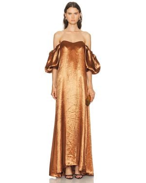 Caroline Constas Palmer Gown - Multicolor