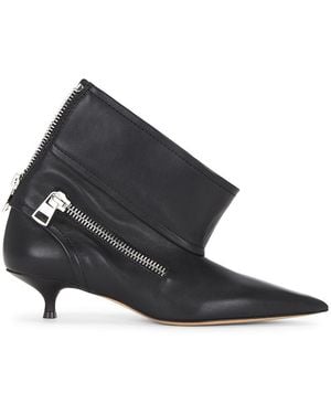 JW Anderson Biker Kitten Heel Boot - Black
