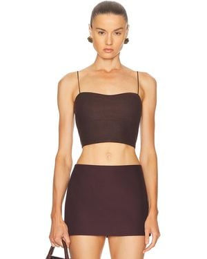 Adam Lippes Bex Top - Black