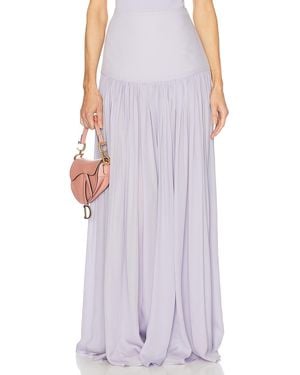 Helsa Diaphanous Maxi Skirt - Purple