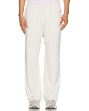 Skims Jersey Lounge Straight Pant - White