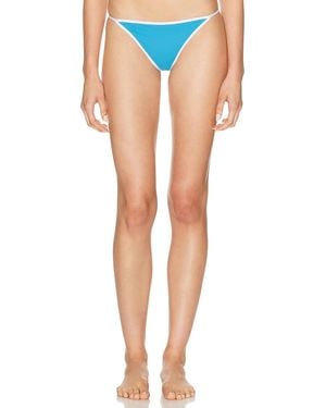 Sporty & Rich Kate Bikini Bottom - Blue