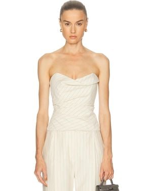 The Sei Cowl Bustier - Natural