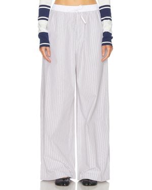 Acne Studios Pijama Striped Pant - White