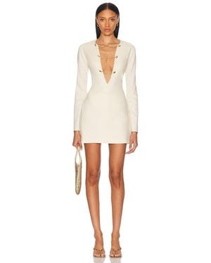 Shani Shemer Soraya Mini Kaftan Dress - White