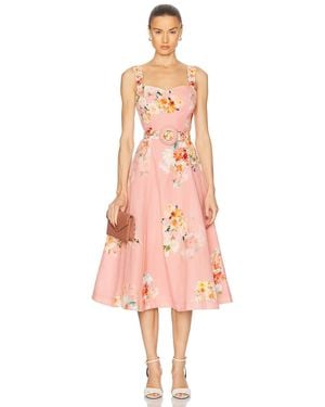 Hemant & Nandita Saba Buckle Long Dress - Pink