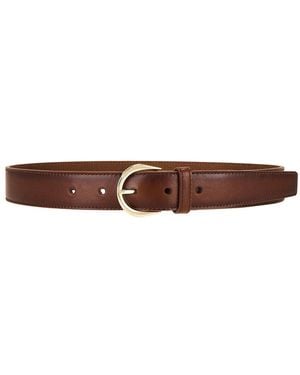 Saint Laurent Ceinture Croissant De Lune Belt - Brown