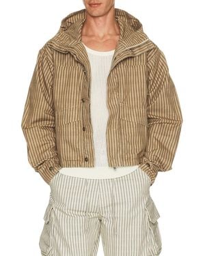 424 Cropped Parka - Natural