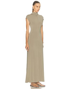 black embellished dress maxi Everly | Black Hand-Embellished Cape-Sleeve Maxi Dress