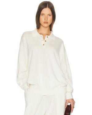 Helsa Dalisay Oversized Polo - White