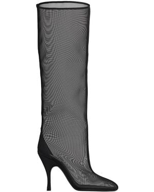 Alaïa Tube Boot - Gray