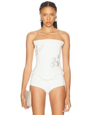 Ila Glynn Corset Top - White