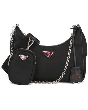 Prada Re-Edition 2005 Re-Nylon Shoulder Bag - Black