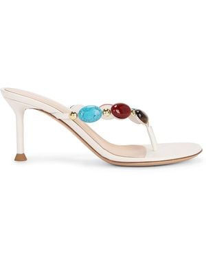 Gianvito Rossi Shanti Thong Sandal - White
