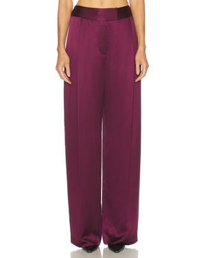 The Sei Relaxed Trouser - Purple