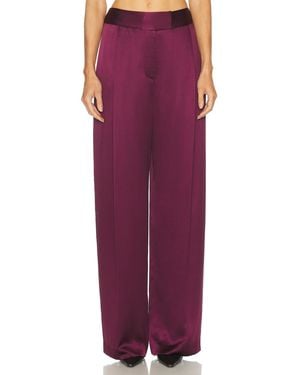 The Sei Relaxed Trouser - Purple