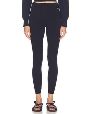 Miu Miu Mid-Rise Legging - Blue