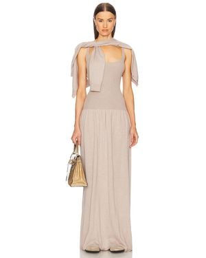 Helsa Maddison Maxi Knit Dress - Natural