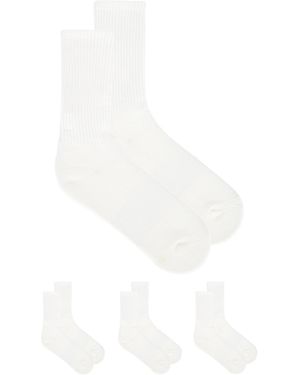 Skims Tube Crew Sock 3 Pack - White