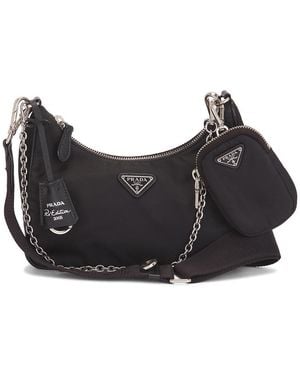 Prada Re-Edition 2005 Re-Nylon Shoulder Bag - Black
