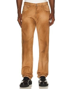 424 Collection Loose Five Pocket Pants - Natural