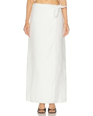 Ralph Lauren Trina Maxi Wrap Skirt - White