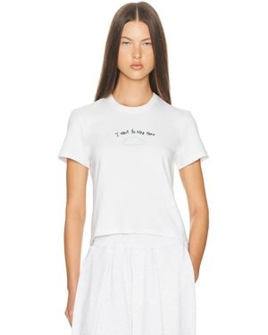 Helsa Cloud Graphic Tee - White