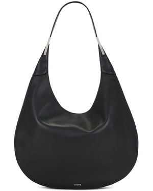 SAVETTE Florence Hobo Bag - Black