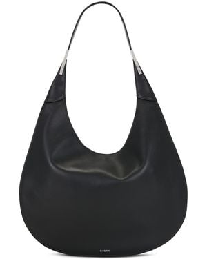 SAVETTE Florence Hobo Bag - Black