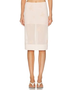 LPA Marisel Midi Skirt - Natural