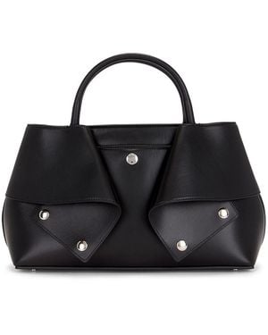TOTEME Small Mercer Leather Tote Bag - Black