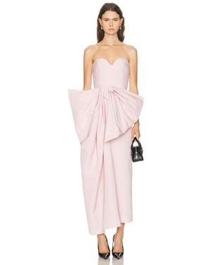 Givenchy Long Bustier Bow Dress - Pink