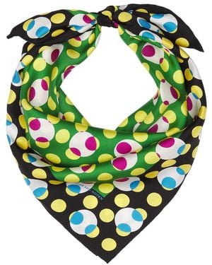 Dries Van Noten Fold Scarf - Green