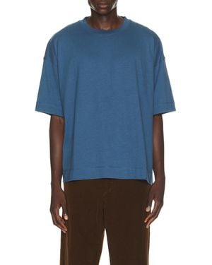 Dries Van Noten Heno Short Sleeve Tee Shirt - Blue